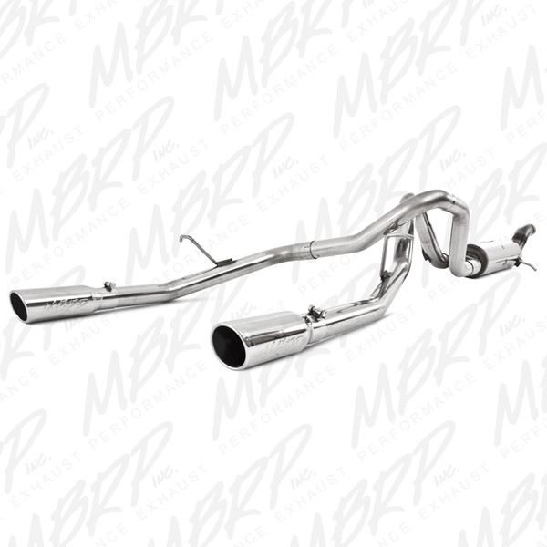 MBRP ARMOR Plus Cat-Back Exhaust, T409 Stainless Steel - 2009-2012 Chevrolet Colorado / GMC Canyon 5.3L V8 - S5074409