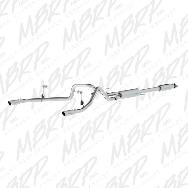 MBRP ARMOR Plus Cat-Back Exhaust, T409 Stainless Steel - 2015-2020 Ford F-150 5.0L - S5258409