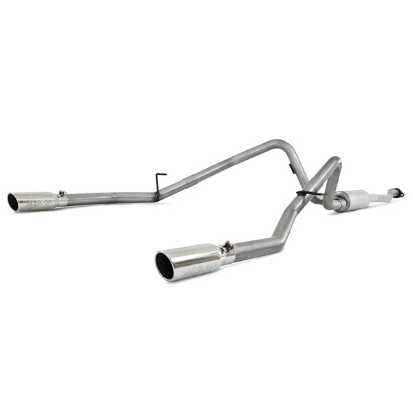 MBRP ARMOR Lite Cat-Back Exhaust, Aluminized Steel - 2011-2014 Ford F-150 3.5L EcoBoost - S5240AL