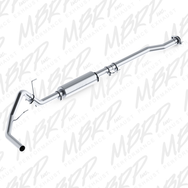 MBRP ARMOR Lite Cat-Back Exhaust, Aluminized Steel - 2011-2014 Ford F-150 3.5L EcoBoost - S5236P