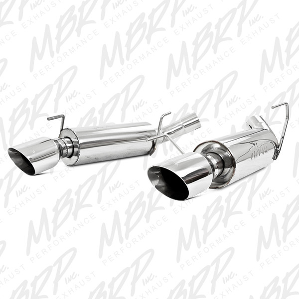 MBRP ARMOR Pro Axle-Back Exhaust, T304 Stainless Steel - 2005-2009 Ford Mustang GT 4.6L - S7200304