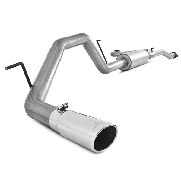 MBRP ARMOR Lite Cat-Back Exhaust, Aluminized Steel - 2004-2015 Nissan Titan 5.6L - S5404AL