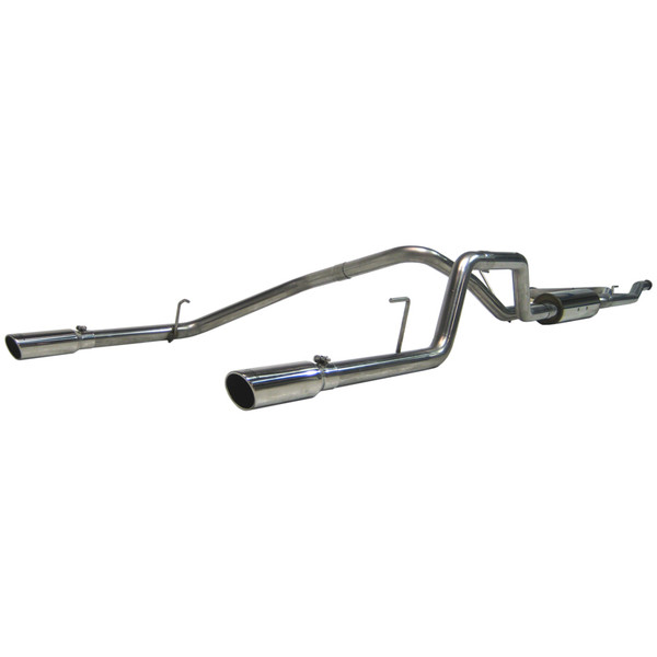 MBRP ARMOR Plus Cat-Back Exhaust, T409 Stainless Steel - 2004-2015 Nissan Titan 5.6L - S5402409