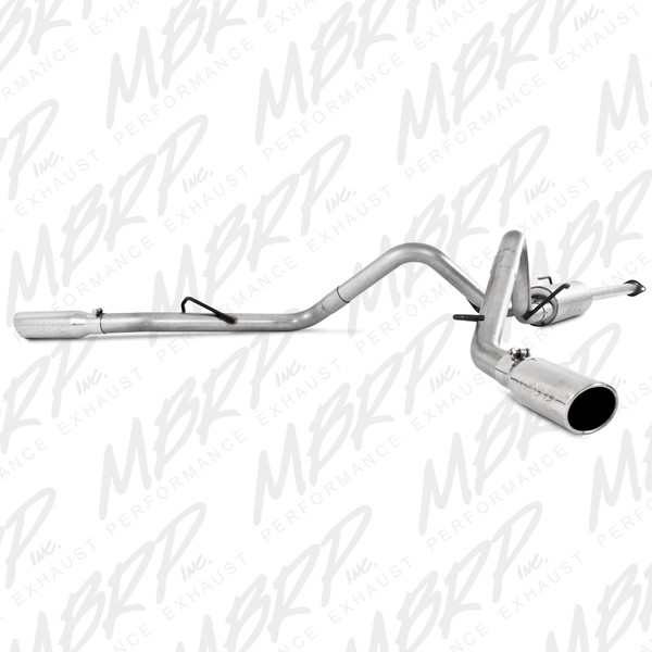MBRP ARMOR Lite Cat-Back Exhaust, Aluminized Steel - 2005-2015 Toyota Tacoma 4.0L - S5328AL