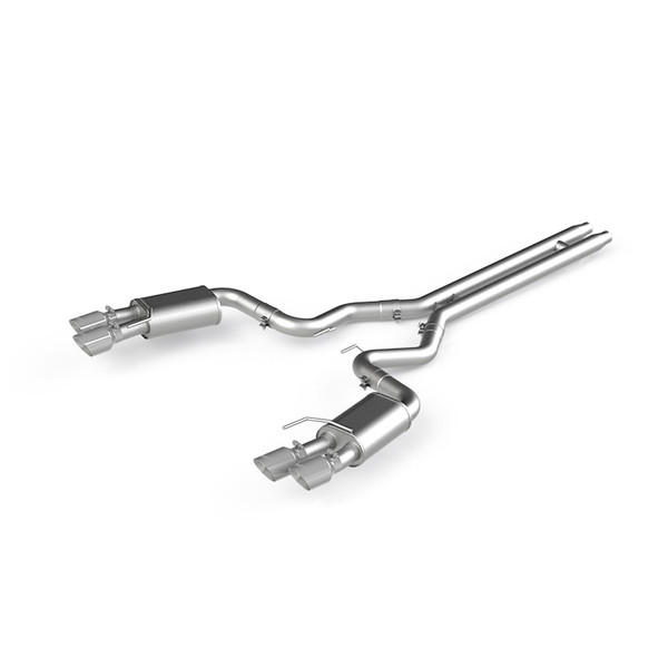 MBRP ARMOR Lite Cat-Back Exhaust, Aluminized Steel - 2018-2023 Ford Mustang GT 5.0L - S7205AL