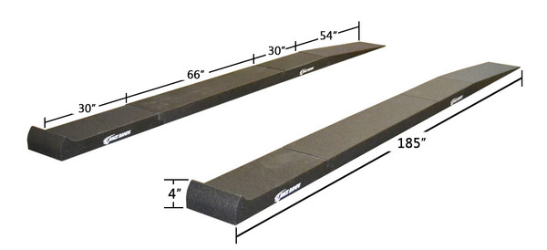 Race Ramps 4" Car Lift Ramps 80" to 115" Wheelbase (Set of 2) RR-CLR-4