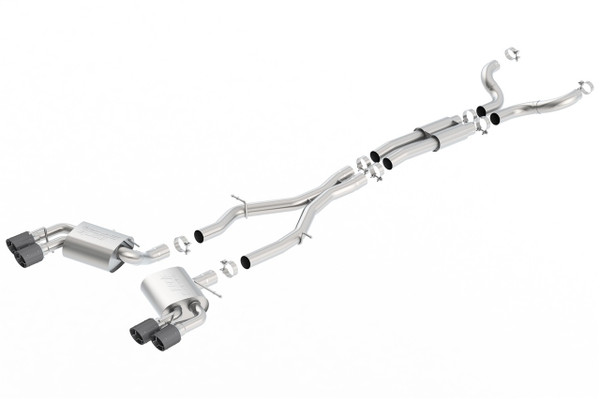 Shop for your Borla 2016-2024 Chevrolet Camaro SS 6.2L V8 AT/MT RWD 2 DR w/o dual mode exhaust valves Cat-Back S-Type #140687CF. Create a Free Account for In-Shopping Cart Specials on Borla 3", 2.25" Cat-Back S-Type, For use w/Long Tube Headers 2016-2024 Camaro SS 6.2L V8 AT/MT RWD 2 DR w/o dual mode exhaust valves #140687CF from Just Bolt-Ons.