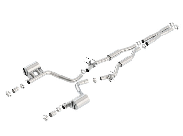 Borla 2015-2022 Dodge Challenger SRT/392 Hemi/Scat Pack 6.4L V8 AT RWD 2DR w/Valves Cat-Back S-Type #140640
