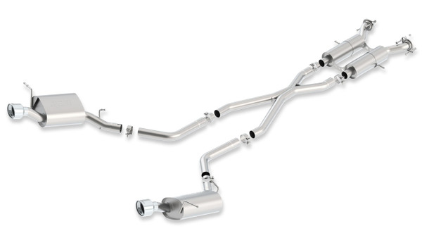 Borla S-Type Cat-Back Exhaust - 2011-2025 Dodge Durango 5.7L V8 | 3.6L V6 - 140449