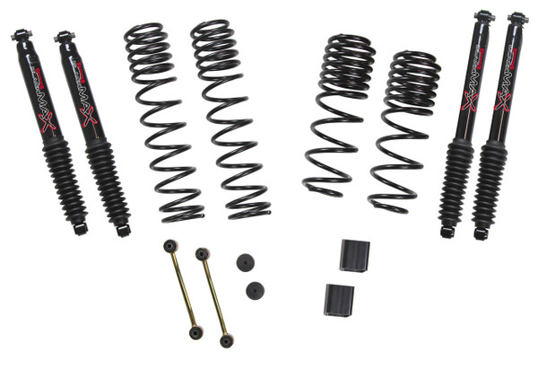 Shop for your Skyjacker Long Travel 2 Stage 1in-1.5in Coil System 2018-2025 Jeep Wrangler JL 4 Door 4WD (Non-Rubicon) #JL15BPBLT from Just Bolt-On Performance Parts.