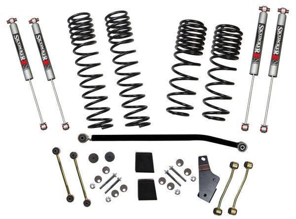 Shop for your Skyjacker Long Travel 2 Stage 3.5in-4in Coil System 2018-2025 Jeep Wrangler JL 4 Door 4WD (Rubicon) #JL40RBPMLT from Just Bolt-On Performance Parts.
