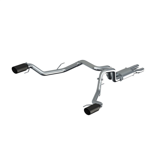 MBRP ARMOR Plus Resonator-Back Exhaust, T409 Stainless Steel - 2017-2020 Ford F-150 Raptor 3.5L - S5264409
