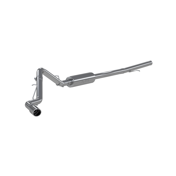 MBRP 3" Cat-Back Exhaust (Street Series) Aluminized Steel Single Side Exit for 2019-2026 Chevy Silverado 1500 4.3L & 5.3L / 2019-2026 GMC Sierra 1500 4.3L & 5.3L #S5087AL.