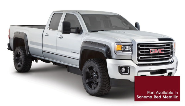 Shop with Just Bolt-Ons for the Fastest Shipping & Best Pricing on Bushwacker 11-14 GMC Sierra 3500 Fleetside Boss Pocket Style Flares 4pc Excludes Dually - Black #40953-02