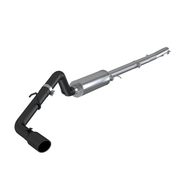 MBRP 3" Passenger Side Exit Cat-Back Exhaust Black Coated for 2019-2024 Ford Ranger EcoBoost 2.3L #S5227BLK