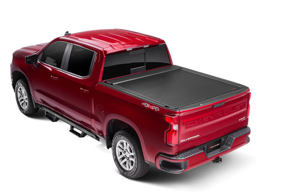 Roll-N-Lock E-Series Retractable (Electric) Tonneau Cover, Aluminum Slats for 2019-2026 Sierra / 2019-2026 Silverado 1500 5'8 inch Bed - Part #rnlRC223E