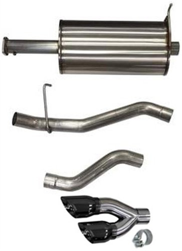 CORSA 3" SPORT Side Exit Cat-Back Exhaust with Twin 4" Pro Series Black Tips for 2019-2023 Ram 1500 5.7L Quad / Crew Cab (including Rebel) - 21036BLK