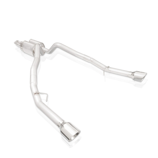 Stainless Works 2019-2023 Ram 1500 5.7L 3" Redline Cat-Back Exhaust with Dual Exit Under Rear Bumper (Polished Tips) - RAM19CBR