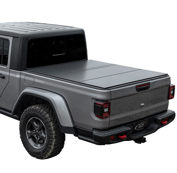 Access LOMAX Matte Black Tri-Fold 2020-2021 Jeep Gladiator 5ft Bed (without Trail Rail) #B1070019