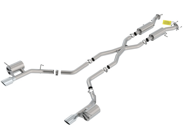 Borla ATAK 2.75" Cat-Back Exhaust (Polished Tips) for 2018-2021 Dodge Durango SRT 6.4L AWD - 140792