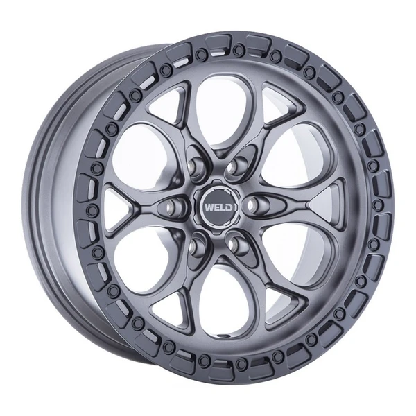 Weld Off-Road Ledge 6 Wheel Satin Gunmetal 20x9 | 6x135 BC | +20 Offset - fits Ford F-150 2004-2026, Ford F-150 Raptor 2010-2026, Ford Expedition 2003-2026, Lincoln Navigator 2003-2026