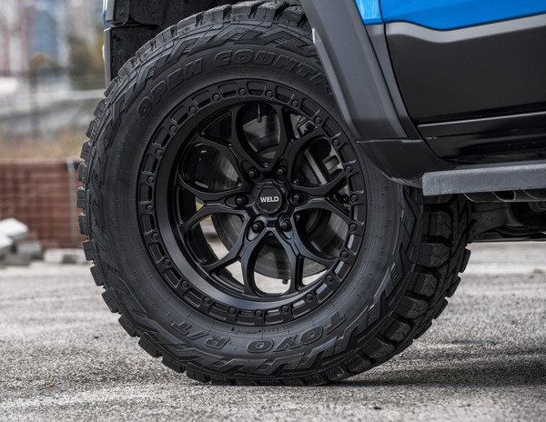 Weld Off-Road Ledge 6 Wheel Satin Black 20x10 | 6x139.7 BC (6x5.5) | -18 Offset - fits Chevrolet Silverado 1500 1999-2026, GMC Sierra 1500 1999-2026, Chevrolet Tahoe 1992-2026, Chevrolet Suburban 1992-2026, GMC Yukon 1992-2026, and 25 more