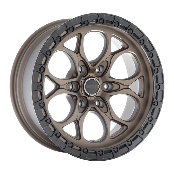 Weld Off-Road Ledge 6 Wheel Satin Bronze 18x9 | 6x139.7 BC (6x5.5) | -12 Offset - fits Chevrolet Silverado 1500 1999-2026, GMC Sierra 1500 1999-2026, Chevrolet Tahoe 1992-2026, Chevrolet Suburban 1992-2026, GMC Yukon 1992-2026, and 25 more
