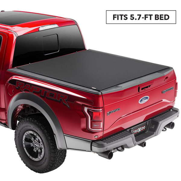 TruXedo Pro X15 Soft Roll-Up Tonneau Cover for 2015-2026 Ford F-150 / 2017-2026 Ford Raptor 5'7 inch Short Bed - Part #1497701
