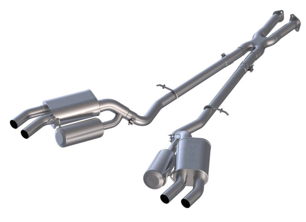 MBRP ARMOR Pro Cat-Back Exhaust, T304 Stainless Steel - 2018-2021 Kia Stinger 3.3L - S4704304