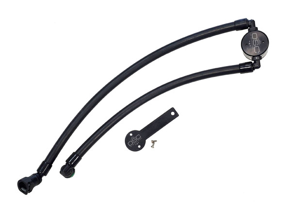 J&L 3.0 Oil Separator (2021-2024 Ram TRX 6.2L SC) Passenger Side (Black Anodized) - 3071P-B