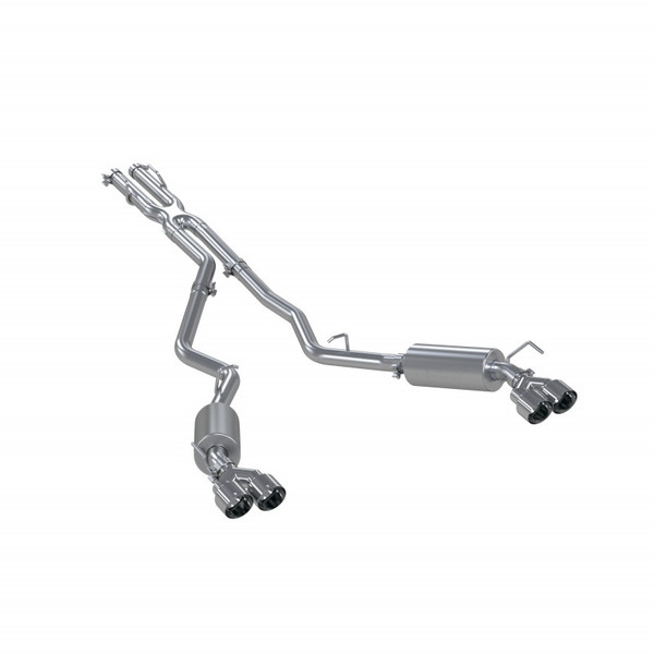 MBRP ARMOR Lite Cat-Back Exhaust, Aluminized Steel - 2020-2025 Ford Explorer ST/Platinum / Lincoln Aviator 3.0L EcoBoost - S5205AL