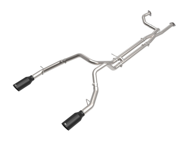 aFe Vulcan Series 3" to 3.5" T304 Cat-Back Exhaust (Black Tips) for 2021-2024 Ram TRX - 49-32084-B