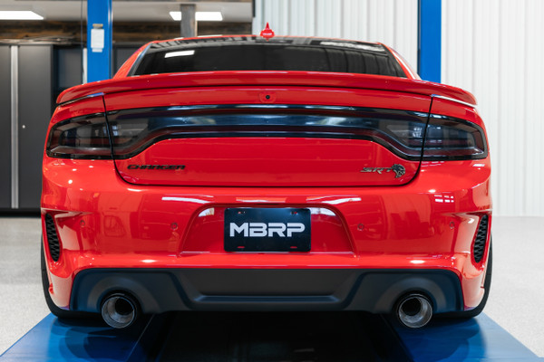 MBRP 3" Street Cat-Back Exhaust T304 (Quad Carbon Fiber Tips) For 2015-2021 Charger 5.7L | 2017-2021 Charger Hellcat 6.2L & 6.4L HEMI - S71173CF