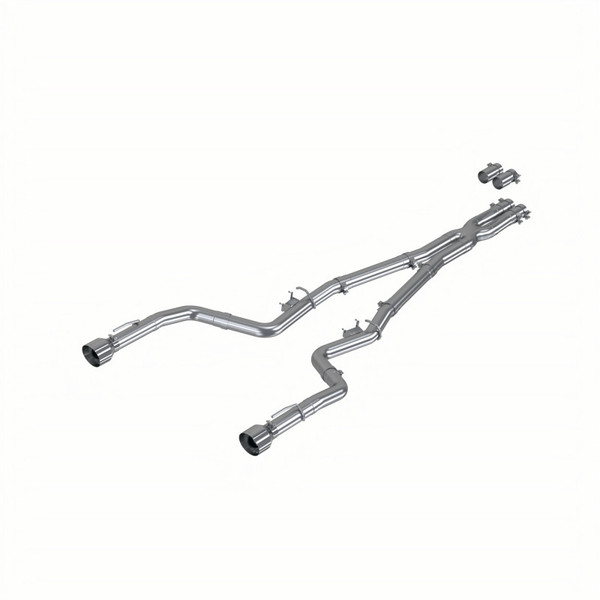 MBRP ARMOR Lite Cat-Back Exhaust, Aluminized Steel - 2017-2023 Dodge Charger 6.2L - S7118AL
