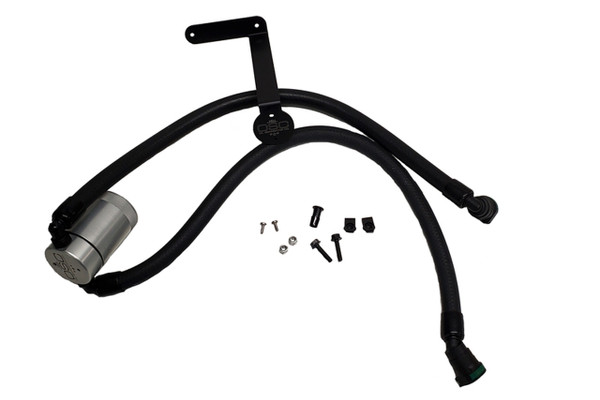 J&L Clear Anodized Oil Separator 3.0 Passenger Side (2017-2024 Raptor 3.5L | 2011-2024 F-150 5.0L & 3.5L EcoBoost | 2015-2024 F-150 2.7L | 2018-2021 Expedition 3.5L)  3016P-C