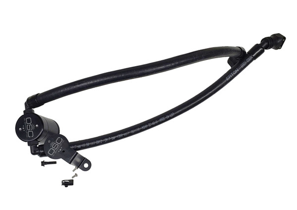 J&L Black Anodized Oil Separator 3.0 Passenger Side (2020-2021 Explorer / ST 3.0L | 2020-2021 Aviator 3.0L - EcoBoost) 3052P-B