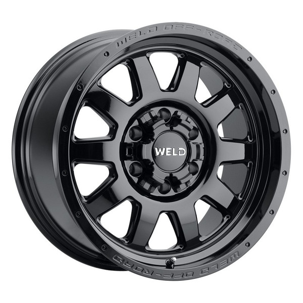 Weld Off-Road Stealth Wheel Gloss Black 18x9 | 6x139.7 BC (6x5.5) | +00 Offset - fits Chevrolet Silverado 1500 1999-2026, GMC Sierra 1500 1999-2026, Chevrolet Tahoe 1992-2026, Chevrolet Suburban 1992-2026, GMC Yukon 1992-2026, and 25 more