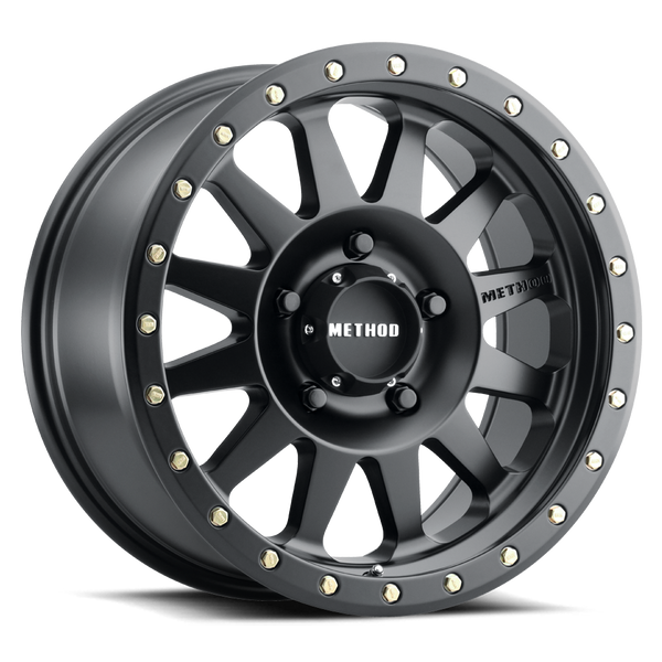 Method Race Wheels | MR304 Double Standard | MATTE BLACK | 17x8.5 | 0 Offset | 4.75 Backspacing | 8x6.5 | MR30478580500