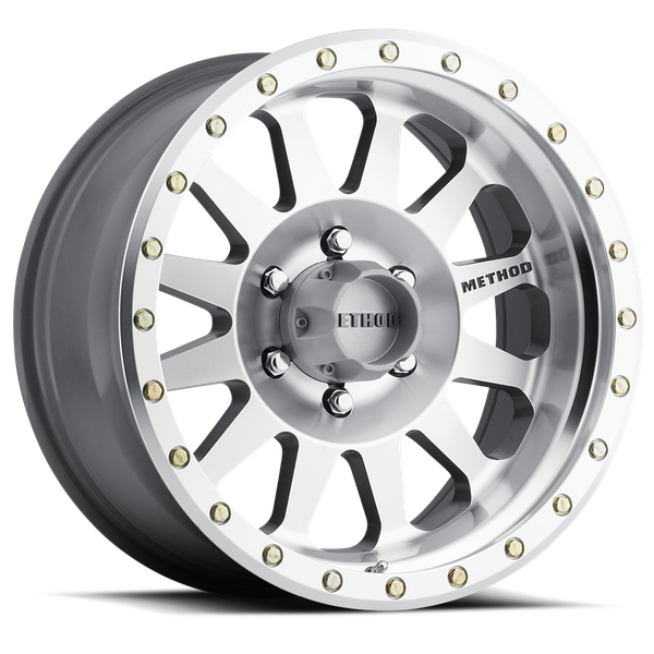 Method Race Wheels MR304 Double Standard MACHINED Wheel 17x8.5 | 8x170 BC | +0 Offset | 4.75 Backspacing - fits Ford F-250 Super Duty 1999-2026, Ford F-350 Super Duty SRW 1999-2026