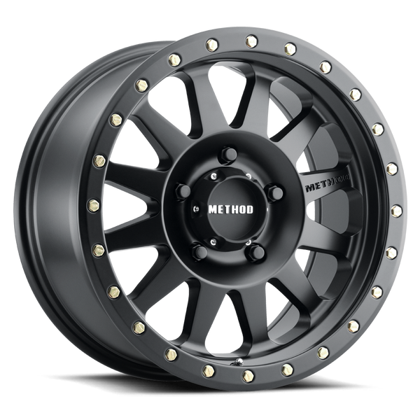 Method Race Wheels | MR304 Double Standard | MATTE BLACK | 20x10 | -18 Offset | 4.76 Backspacing | 8x170 | MR30421087518N