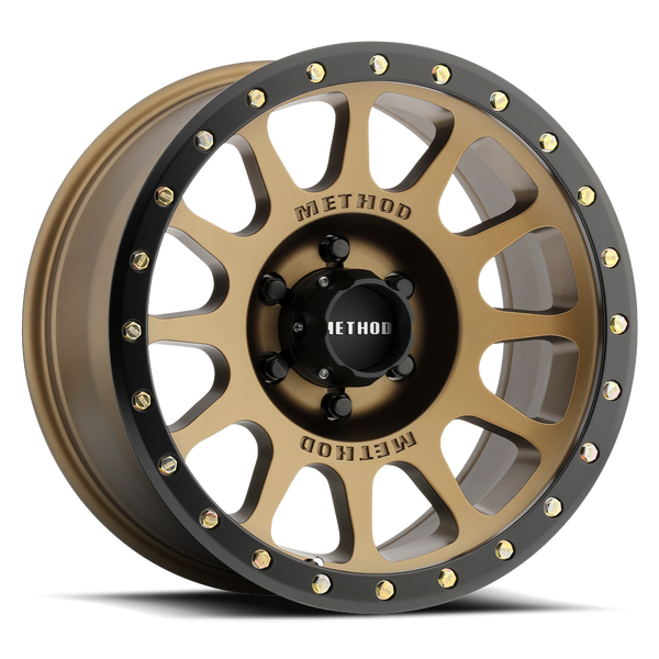 Method Race Wheels MR305 NV | METHOD BRONZE Wheel 18x9 | 6x135 BC | +0 Offset - fits Ford F-150 2004-2026, Ford F-150 Raptor 2010-2026, Ford Expedition 2003-2026, Lincoln Navigator 2003-2026