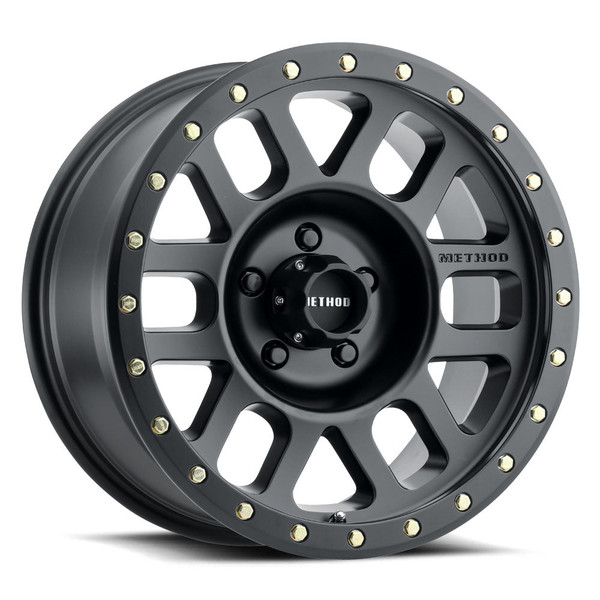 Method Race Wheels | MR309 Grid | MATTE BLACK | 17x8.5 | 0 Offset | 4.75 Backspacing | 5x5.5 | MR30978555500