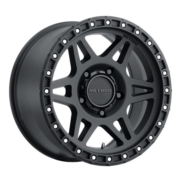 Method Race Wheels | MR312 | MATTE BLACK | 17x8.5 | 0 Offset | 4.75 Backspacing | 8x6.5 | MR31278580500