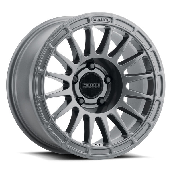 Method Race Wheels MR314 GLOSS TITANIUM Wheel 17x8.5 | 8x180 BC | +0 Offset | 4.75 Backspacing - fits Chevrolet Silverado 2500HD 2011-2026, Chevrolet Silverado 3500HD SRW 2011-2026, GMC Sierra 2500HD 2011-2026, GMC Sierra 3500HD SRW 2011-2026