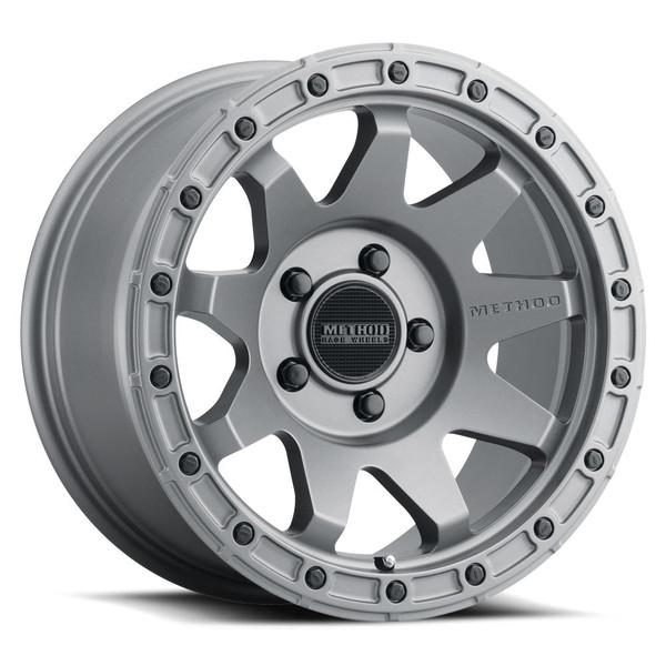 Method Race Wheels MR317 TITANIUM Wheel 18x9 | 6x139.7 BC (6x5.5) | +3 Offset | 5.1 Backspacing - fits Chevrolet Silverado 1500 1999-2026, GMC Sierra 1500 1999-2026, Chevrolet Tahoe 1992-2026, Chevrolet Suburban 1992-2026, GMC Yukon 1992-2026, and 25 more