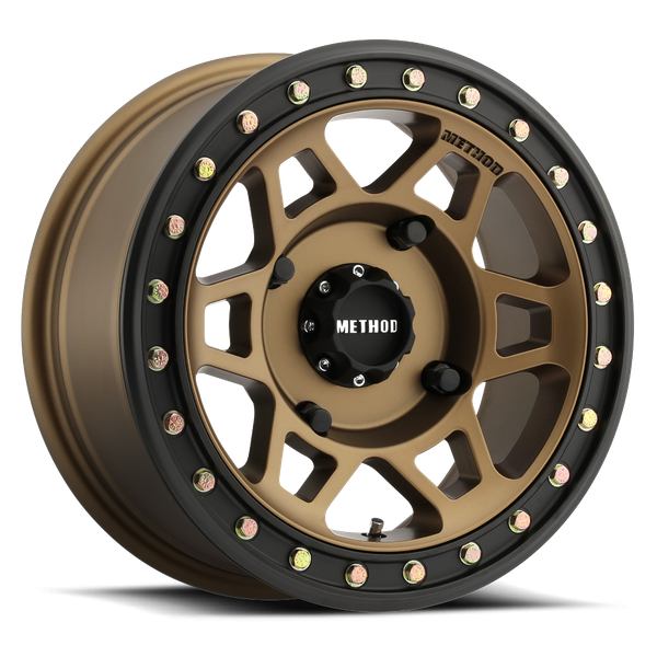 Method Race Wheels MR405 UTV Beadlock | METHOD BRONZE Wheel 15x7 | 4x156 BC | +13 Offset | 4.3 Backspacing - fits Polaris RZR XP 1000, Polaris RZR Trail, Polaris RZR S, Polaris Ranger 800, Polaris Ranger 900, and 4 more