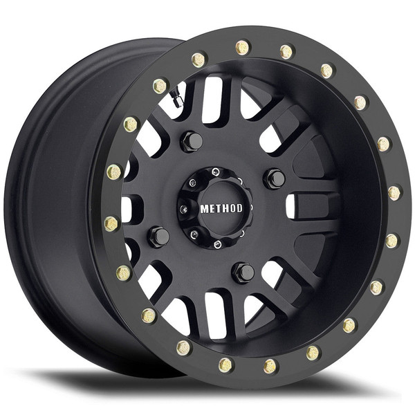 Method Race Wheels MR406 UTV Beadlock MATTE BLACK Wheel 15x8 | 4x156 BC | -2 Offset | 4.3 Backspacing - fits , and 4 more