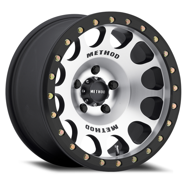 Method Race Wheels MR105 Beadlock MACHINED Wheel 17x9 | 5x127 BC (5x5) | -38 Offset | 3.5 Backspacing - fits Jeep Wrangler JL 2018-2026, Jeep Wrangler JK 2007-2018, Jeep Gladiator JT 2020-2026, and 7 more