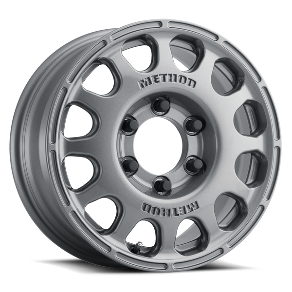 Method Race Wheels MR107 GLOSS TITANIUM Wheel 16x7 | 6x139.7 BC (6x5.5) | +25 Offset | 5.2 Backspacing - fits Chevrolet Silverado 1500 1999-2026, GMC Sierra 1500 1999-2026, Chevrolet Tahoe 1992-2026, Chevrolet Suburban 1992-2026, GMC Yukon 1992-2026, and 25 more