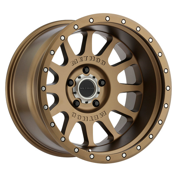 Method Race Wheels MR605 NV | METHOD BRONZE Wheel 20x10 | 5x139.7 BC (5x5.5) | -24 Offset | 4.55 Backspacing - fits Ram 1500 Classic 1994-2024, and 7 more